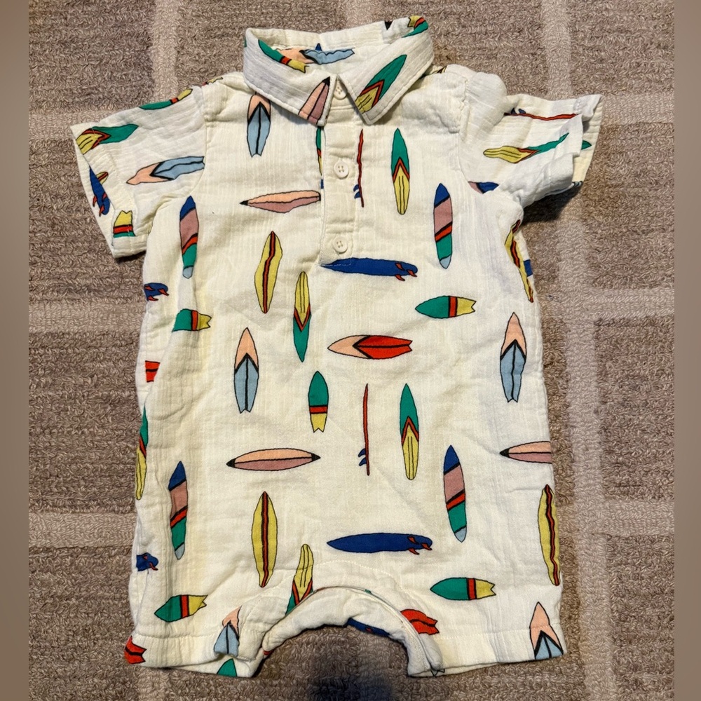 Hanna Andersson Multicolor Baby Romper